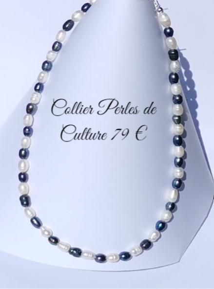 Collier perles de culture